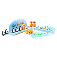 Акция на Навчальна гра DJECO Рахуй з пінгвінами (DJ01612) от Будинок іграшок