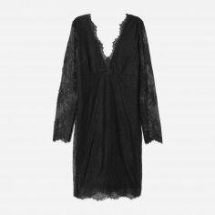 Акція на Сукня вечірня коротка літня жіноча H&M 6339838RP6 XS Чорна від Rozetka