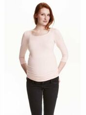 Акція на Лонгслів для вагітних довгий жіночий H&M 0448464-001 XL Рожевий (СА2000001970119) від Rozetka