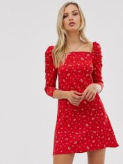 Акція на Сукня коротка літня жіноча River Island FLAS-735110 36 Червона від Rozetka