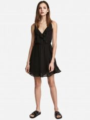 Акція на Сукня коротка літня жіноча H&M 0494023-5 42 Чорна (СА2000001972274) від Rozetka