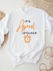 Акція на Світшот Love&Live It's Aperol o'clock LLP03476 S Білий від Rozetka