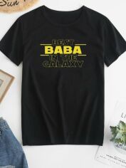 Акция на Футболка жіноча Love&Live Best in the galaxy LLP03355 XL Чорна от Rozetka