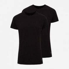 Акція на Набір футболок довгих чоловічих U.S. Polo Assn 80197 S 2 шт Black від Rozetka
