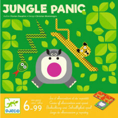 Акция на Настільна гра стратегічна (5-7 років) Djeco "Паніка у джунглях" (DJ08577) от Comfy UA