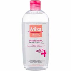 Акция на Мицеллярная вода Mixa против раздражений для чувствительной кожи лица 400мл от MOYO
