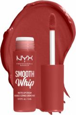 Акция на Рідка матова помада-крем для губ NYX Professional Makeup Smooth WHip 05 Parfait 4 мл от Rozetka