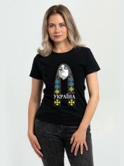 Акция на Футболка жіноча Sol's Imperial Women DTF11502309/299 XL Чорна от Rozetka