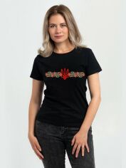 Акция на Футболка жіноча Sol's Imperial Women DTF11502309/302 XL Чорна от Rozetka