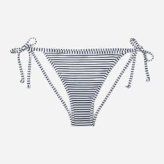 Акція на Нижня частина купальника жіноча H&M 5661409Vabr 46 Біло-синя від Rozetka