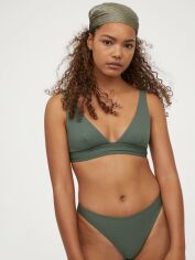 Акція на Верхня частина купальника жіноча H&M XAZ325761ZYTM 32 Зелена від Rozetka