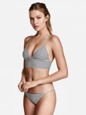 Акція на Нижня частина купальника жіноча H&M XAZ181079RAFJ 40 Біла в темно-сію смужку від Rozetka