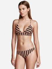 Акція на Нижня частина купальника жіноча H&M XAZ181079ZADY 36 Бежево-чорна від Rozetka