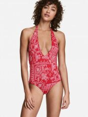 Акція на Суцільний купальник жіночий H&M 5085096dlog 34 Червоний з білим від Rozetka