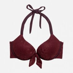 Акція на Верхня частина купальника жіноча H&M 5824807dlog 65C Бордова від Rozetka