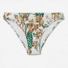 Акція на Нижня частина купальника жіноча H&M XAZ323772KVZB 40 Біла в зелені візерунки від Rozetka