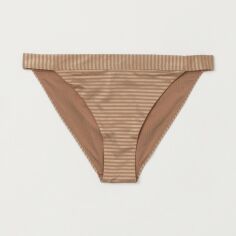 Акція на Нижня частина купальника жіноча H&M XAZ208938OETP 40 Коричнева в смужку від Rozetka
