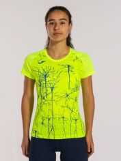 Акція на Спортивна футболка для бігу жіноча Joma Elite Ix 901647.067 S Жовта від Rozetka