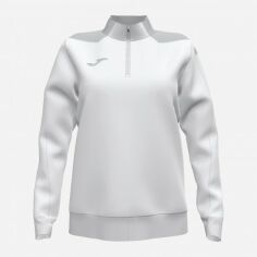 Акція на Толстовка на блискавці без капюшона жіноча Joma Championship Vi 901268.211 XS Біла з сірим від Rozetka