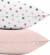 Акция на Набір наволочок Cosas StarGreyRose Rose 40х60 2 шт. (SetPillow_StarGreyRose_Rose_40х60) от Rozetka