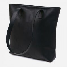 Акция на Сумка шопер жіноча шкіряна Shvigel leather-16347 Чорна от Rozetka