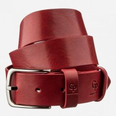 Акція на Ремінь жіночий з натуральної шкіри Grande Pelle leather-11262 120 Червоний від Rozetka