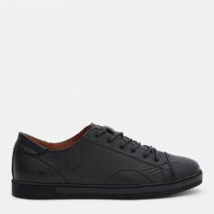 Акция на Чоловічі кеди низькі Prime Shoes 333 Black Leather 12-333-30120 44 29 см Чорні от Rozetka