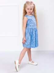 Акция на Дитяча літня сукня для дівчинки Носи своє 6244-002 104 см Їжачок (Блакитний) (p-5777-71761) от Rozetka