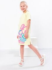 Акция на Дитяче літнє плаття для дівчинки Носи своє 6260-057-33-1 116 см Світло-жовте (мінні) (p-10364-111108) от Rozetka