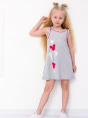 Акция на Дитяче літнє плаття для дівчинки Носи своє 6205-036-33 116 см Сіре (p-5771-45252) от Rozetka
