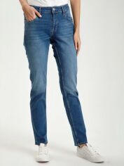 Акция на Джинси Slim Fit жіночі Cross Jeans P 437-006 29/32 Блакитні от Rozetka