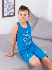 Акція на Дитяча літня піжама для хлопчика Носи своє 6371-008-33 122 см Бірюзова (робот) (p-10200-108903) від Rozetka