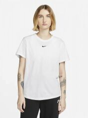 Акция на Футболка оверсайз женская Nike Tee Essential Crew DX7904-100 XL Белая от Rozetka