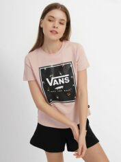 Акция на Футболка оверсайз жіноча Vans VN0003DKBQL1 XS Рожева от Rozetka