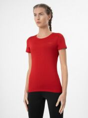 Акция на Футболка 4F Tshirt Fnk F261 4FSS23TFTSF261-62S S Червона от Rozetka