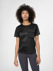 Акція на Спортивна футболка для бігу жіноча 4F Tshirt Fnk F362 4FSS23TFTSF362-20S XS Чорна від Rozetka