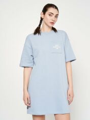 Акція на Сукня-футболка міні осіння жіноча New Balance Essentials Stacked Logo WD31501LAY XL Сіра від Rozetka
