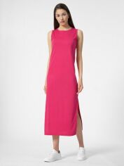 Акція на Сукня міді літня жіноча 4F Dress F049 4FSS23TDREF049-54S XS Рожева від Rozetka