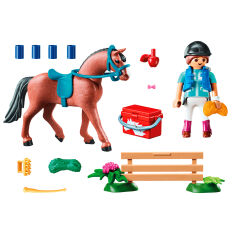 Акция на Конструктор Playmobil Кінна ферма (70294) от Будинок іграшок