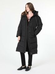 Акція на Куртка демісезонна довга з капюшоном жіноча Colin's CL1060952BLK L Чорна від Rozetka