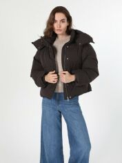 Акция на Куртка демісезонна коротка жіноча Colin's CL1060938BRW L Brown от Rozetka