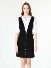 Акція на Сарафан вельветовий жіночий Colin's CL1060162BLK XS Чорний від Rozetka