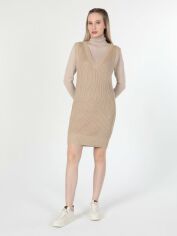 Акція на Сукня коротка жіноча Colin's CL1059729BEI M Beige від Rozetka