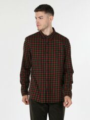 Акція на Сорочка бавовняна чоловіча Colin's CL1061374COR S Cinnamon від Rozetka