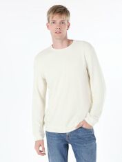 Акція на Лонгслів чоловічий Colin's CL1059906BEI L Beige від Rozetka