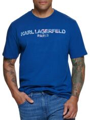 Акция на Футболка Karl Lagerfeld 1159780362 S Синя от Rozetka