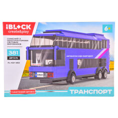 Акция на Конструктор IBLOCK Туристичний автобус 381 деталь (PL-921-382) от Будинок іграшок
