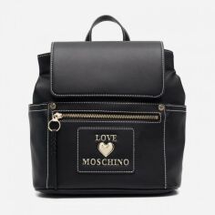 Акція на Жіночий рюкзак Love Moschino Borsa Pu Nero JC4044PP1ELI Black від Rozetka
