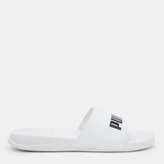 Акція на Чоловічі шльопанці для пляжу Puma Popcat 20 37227902 43 (9UK) 28 см Puma White-Puma Black від Rozetka
