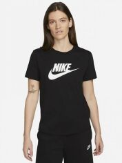 Акція на Футболка женская Nike Club Tee DX7906-010 L Чорна від Rozetka